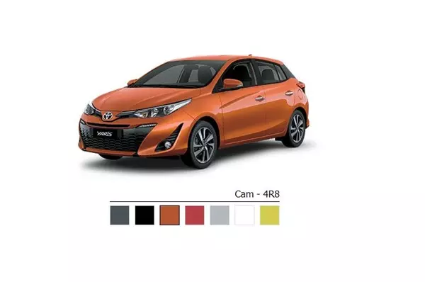 Màu sơn của Toyota Yaris