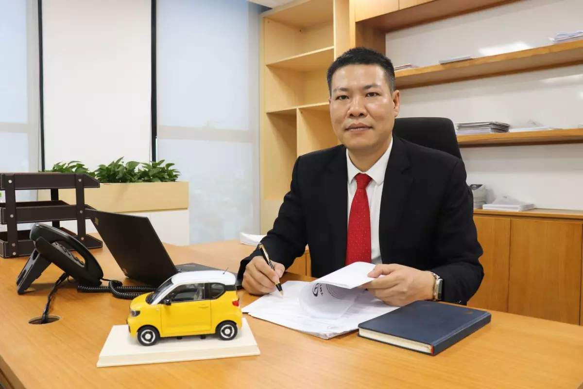 ông Hoàng Minh Đồng - Giám đốc nhà máy sản xuất xe điện TMT Motors.